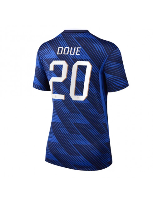 Zenske Futbalové oblečenie Francúzsko Desire Doue #20 MS 2026 Krátky Rukáv - Domáci Zenske Futbalové oblečenie Francúzsko Desire Doue #20 MS 2026 Krátky Rukáv - Domáci